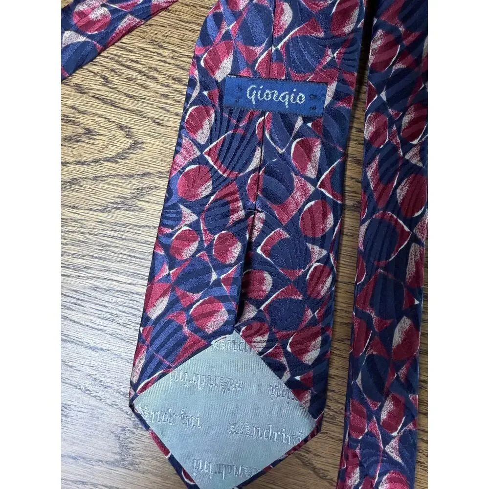 Vintage 100% Imported from Italy Silk Giorgio xAndrini Neck Tie